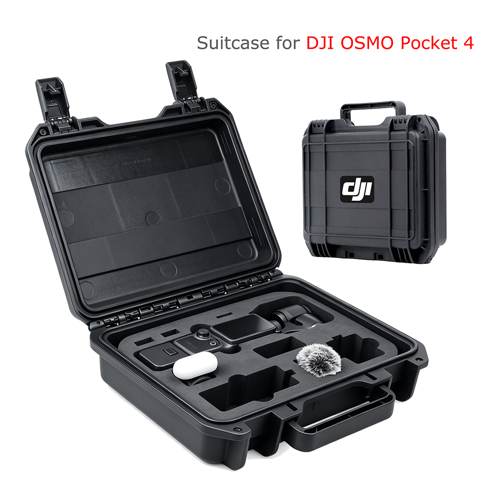 Outdoor Adventure Box - กระเป๋าพกพาแบบแข็งสำหรับ DJI OSMO Pocket 4 กล่องกันน้ำสำหรับเดินทาง