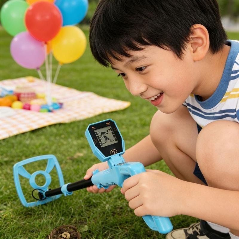 Outdoor Adventure Activities For Kids - ปลอดภัยเครื่องมือตรวจจับเด็กเด็กเครื่องตรวจจับโลหะขอบโค้งมน Family Bonding กิจกรรมกลางแจ้งวันหยุดสุดสัปดาห์ผจญภัยสนุก