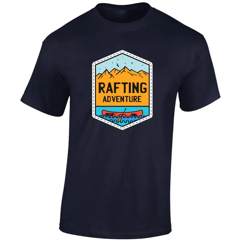 Outdoor Adventure Rafting - เสื้อยืดผู้ชายลาย RAFTING ADVENTURE สำหรับกิจกรรมกลางแจ้ง แคมป์ปิ้ง เดินป่า