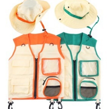 2 ชิ้น ชุดเสื้อกั๊กและหมวกสำหร - Outdoor Adventure Activities For Kids บทวิจารณ์และราคา