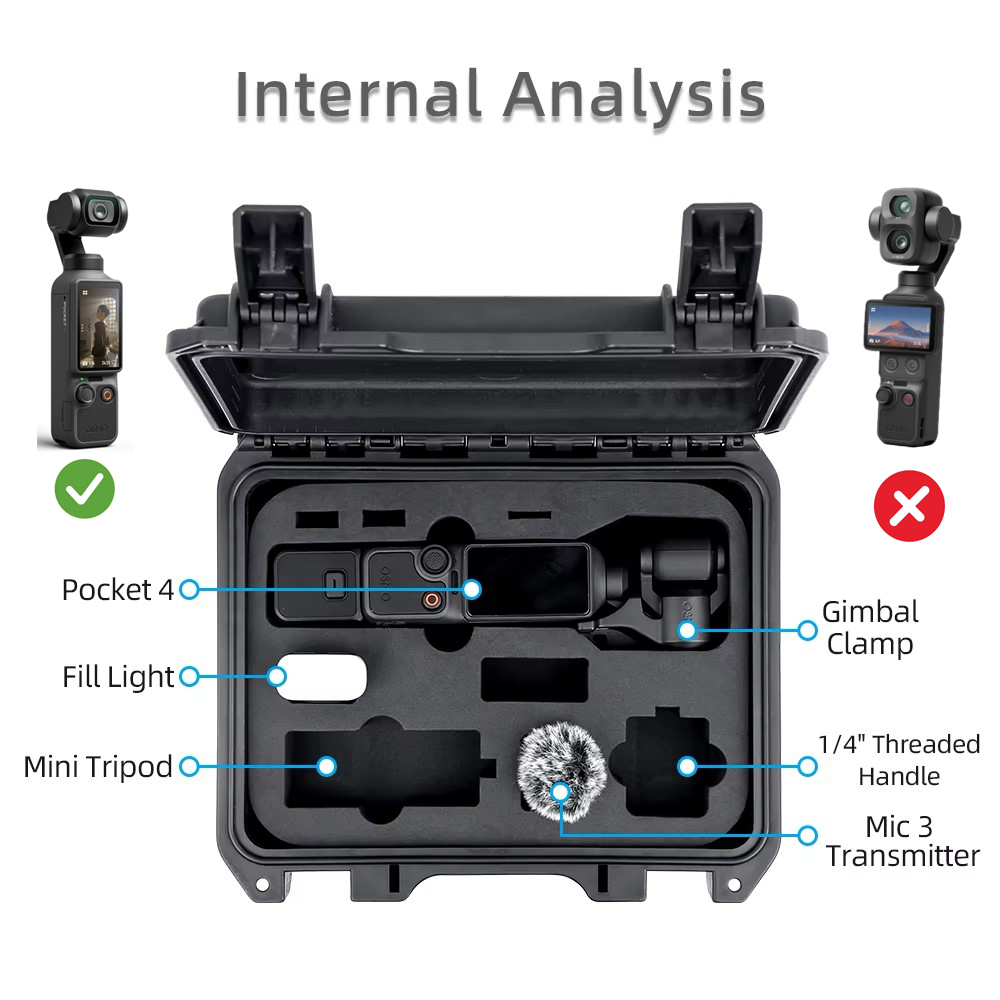 กระเป๋าพกพาแบบแข็งสำหรับ DJI O - Outdoor Adventure Box บทวิจารณ์และราคา