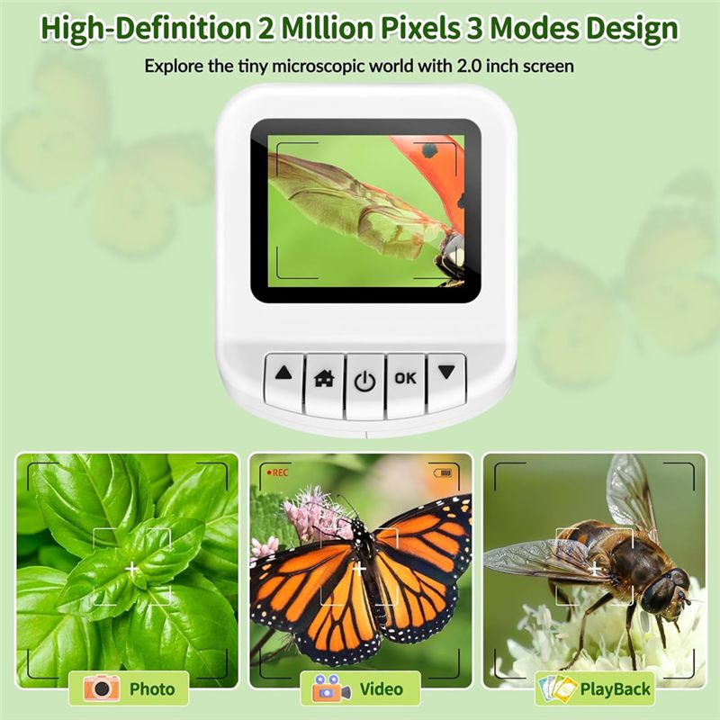 กล้องจุลทรรศน์ดิจิตอลสำหรับเด็ - Outdoor Adventure Microscope บทวิจารณ์และราคา