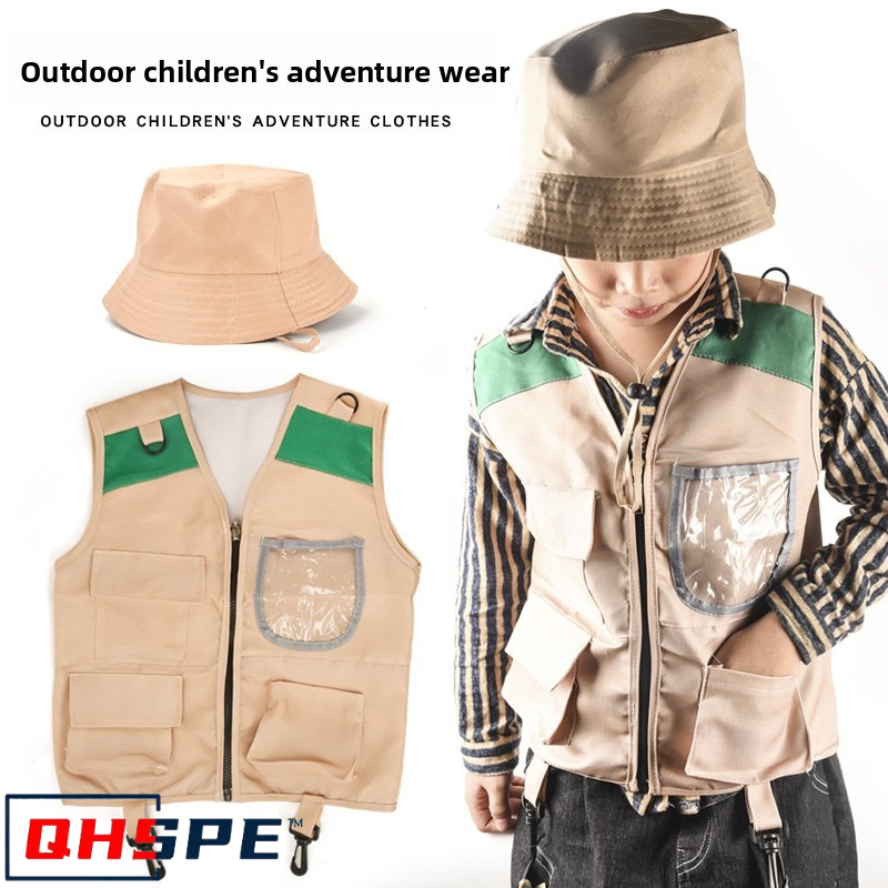 เด็ก Explorer เสื้อกั๊กและหมวก - Outdoor Adventure Activities For Kids บทวิจารณ์และราคา
