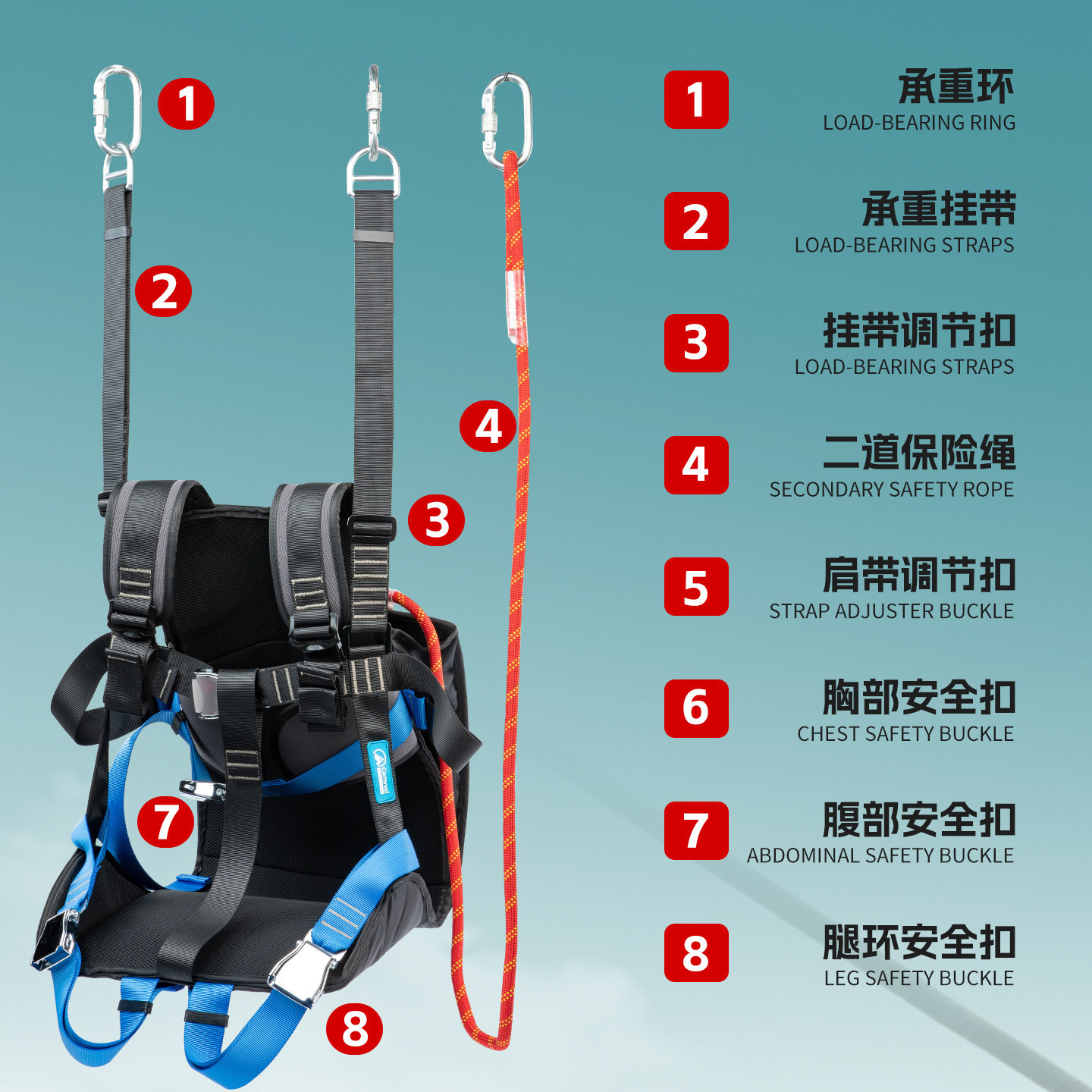 ที่นั่งนิรภัยสำหรับซิปไลน์กลาง - Outdoor Adventure Zipline บทวิจารณ์และราคา